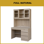 Furnituremart Tonee Study Computer Office Table with Drawer w/ Lock in 4 Colours