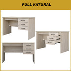 Derek Study Computer Office Table with Drawer w/ Lock in 4 Colours