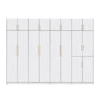 Islah Series Customizable Modular Wardrobe With Top 2-Door up to 8-Door in 6 Colours