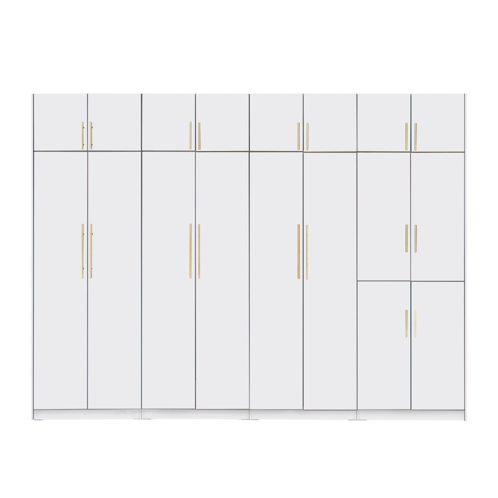 Islah Series Customizable Modular Wardrobe With Top 2-Door up to 8-Door in 6 Colours
