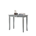 KRITY Series G Console Grey Table Top With Drawer Side Display Table in Grey Leg