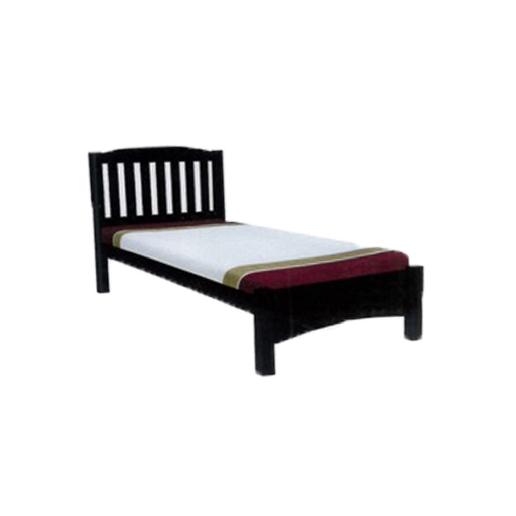 Robby Series 11 Wooden Bed Frame Walnut In Single/Super Single Size