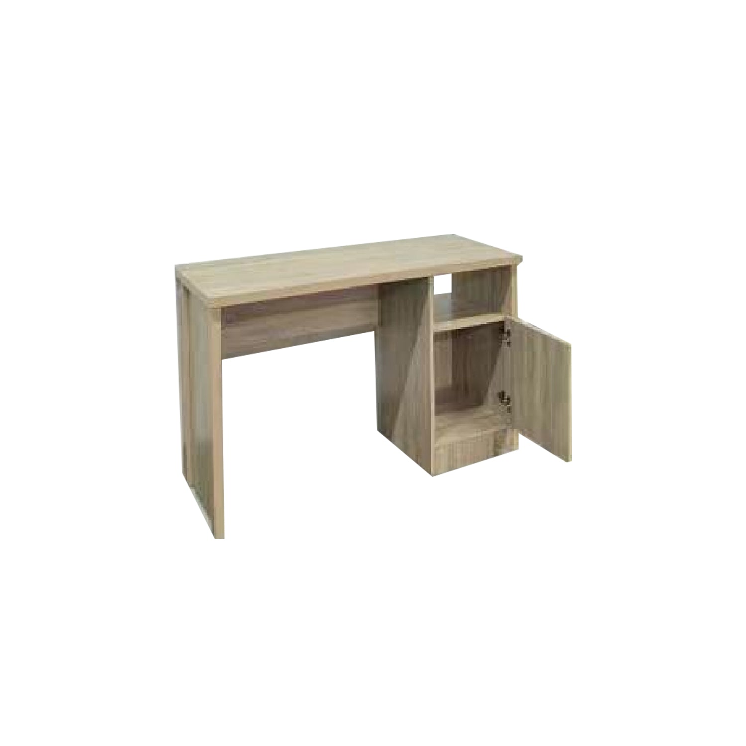 Bramy Study Table Computer Office Table In Natural Colour. Fully Assembly