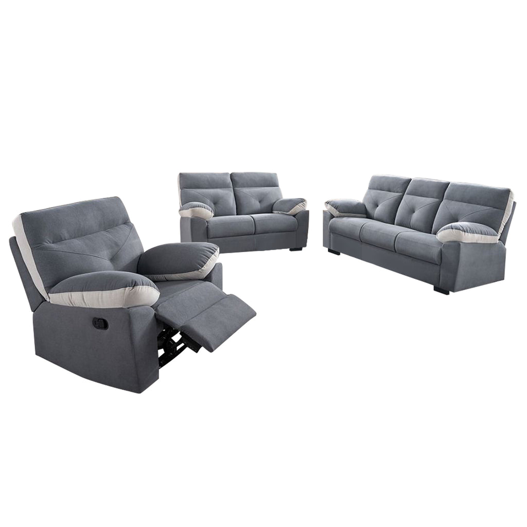 Tanji 1S Recliner 2S/3S Sofa and Coffee Table with Stool Set - PetFriendly in 2 Colours