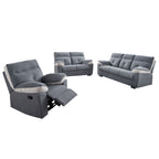 Tanji 1S Recliner 2S/3S Sofa and Coffee Table with Stool Set - PetFriendly in 2 Colours