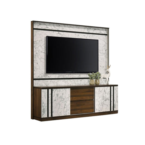 Image of Dew Series Living Room TV Console with LED Backlight in 7 Design