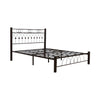 Suzana Series 5 Metal Bed Frame White In Queen Size