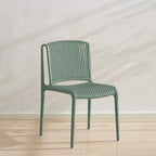 Exton Polypropylene (PP) Dining Chair in Green Colour