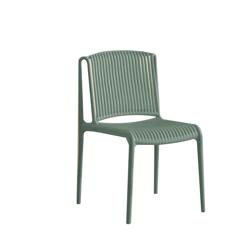 Exton Polypropylene (PP) Dining Chair in Green Colour