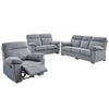 Anne Single Recliner with 2+3-Seater Sofa Set Pet-Friendly Fabric Scratch-proof Claw-Proof Easy Clean in Grey Colour