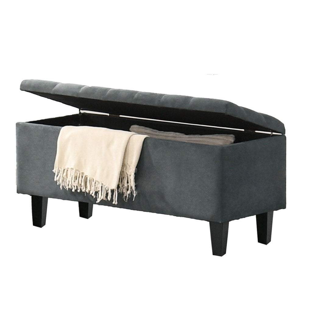 Mamba in Grey Storage Bench Chair/ Sofa Sectional/ Heavy Duty Bench Chairs