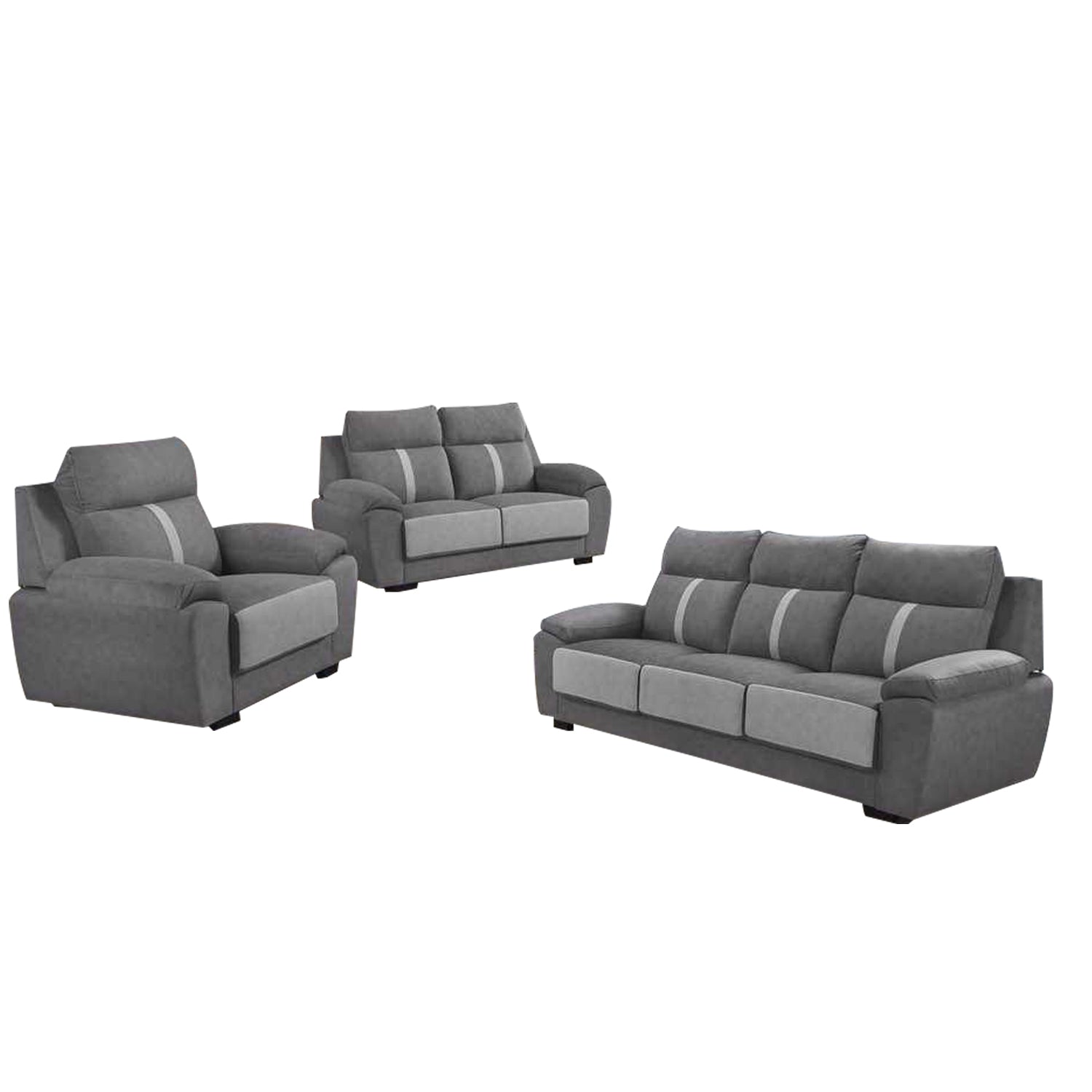 Cormac 1/2/3-Seater High Back Sofa 47 Colour - w/ PetFriendly Fabric/Leather Option