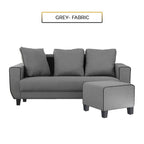 Ruru Series 2/3 Seater Leather Sofa With Ottoman w/ Pet-Friendly Option