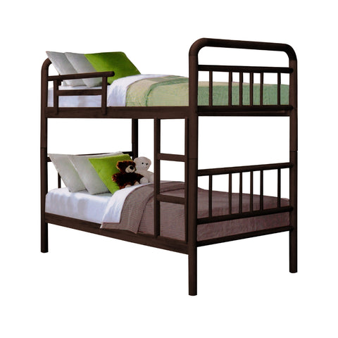 Image of Stella Series6 Solid Rubber Wood Bunk Bed with Pull-Out Add On Option Single Size