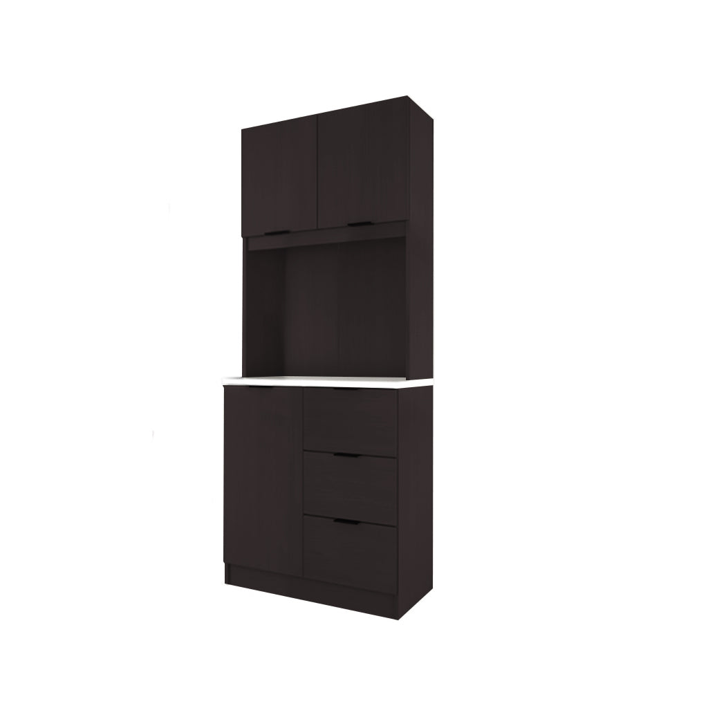 Jimae Series Modular Kitchen Cabinet with Hanging Cabinet in 2 Colours (Model H)