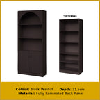 Hudson Series Open Shelves Display Cabinet Bookshelf Storage in 9 Models