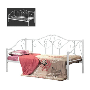 Omara Series Metal/Wood Bed Frame with Double Decker Collection - All Sizes