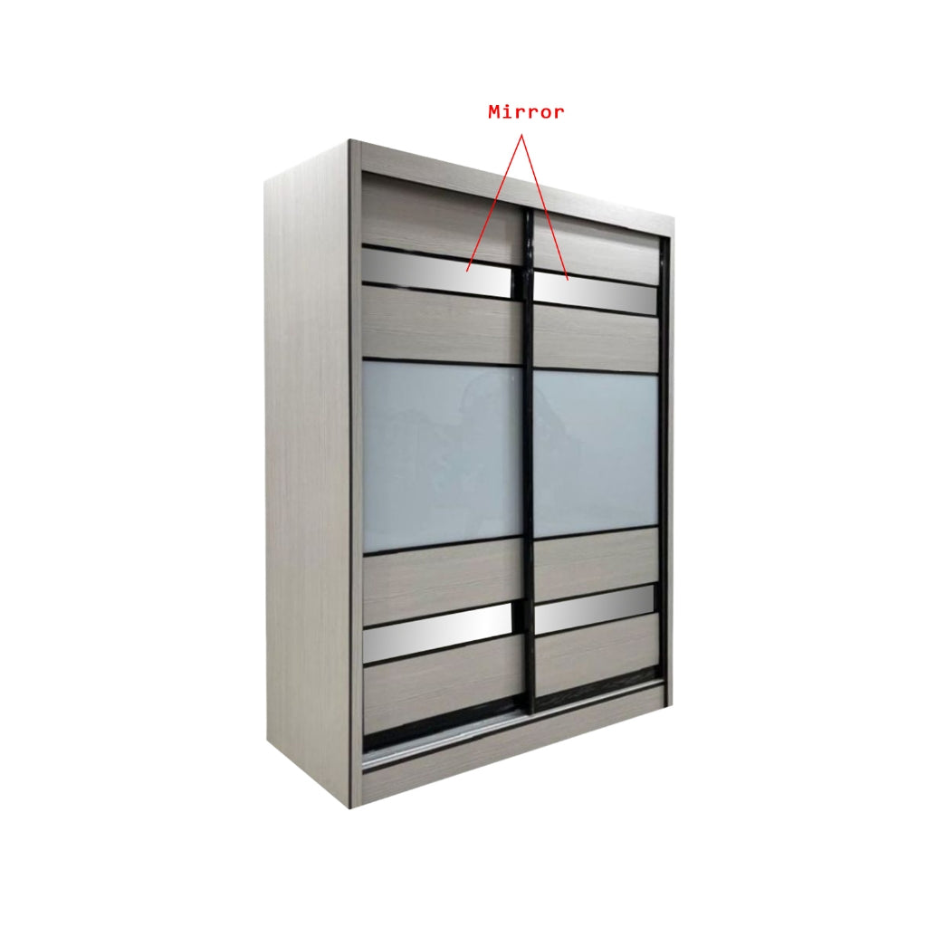 Sabita Series 5ft Sliding Wardrobe Scratch Resistant in 11 Designs