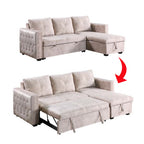 Marjie Series 8 Sleeper Sectional Reversible Sofa w/ Storage Upholstered w/ Pet-Friendly Option