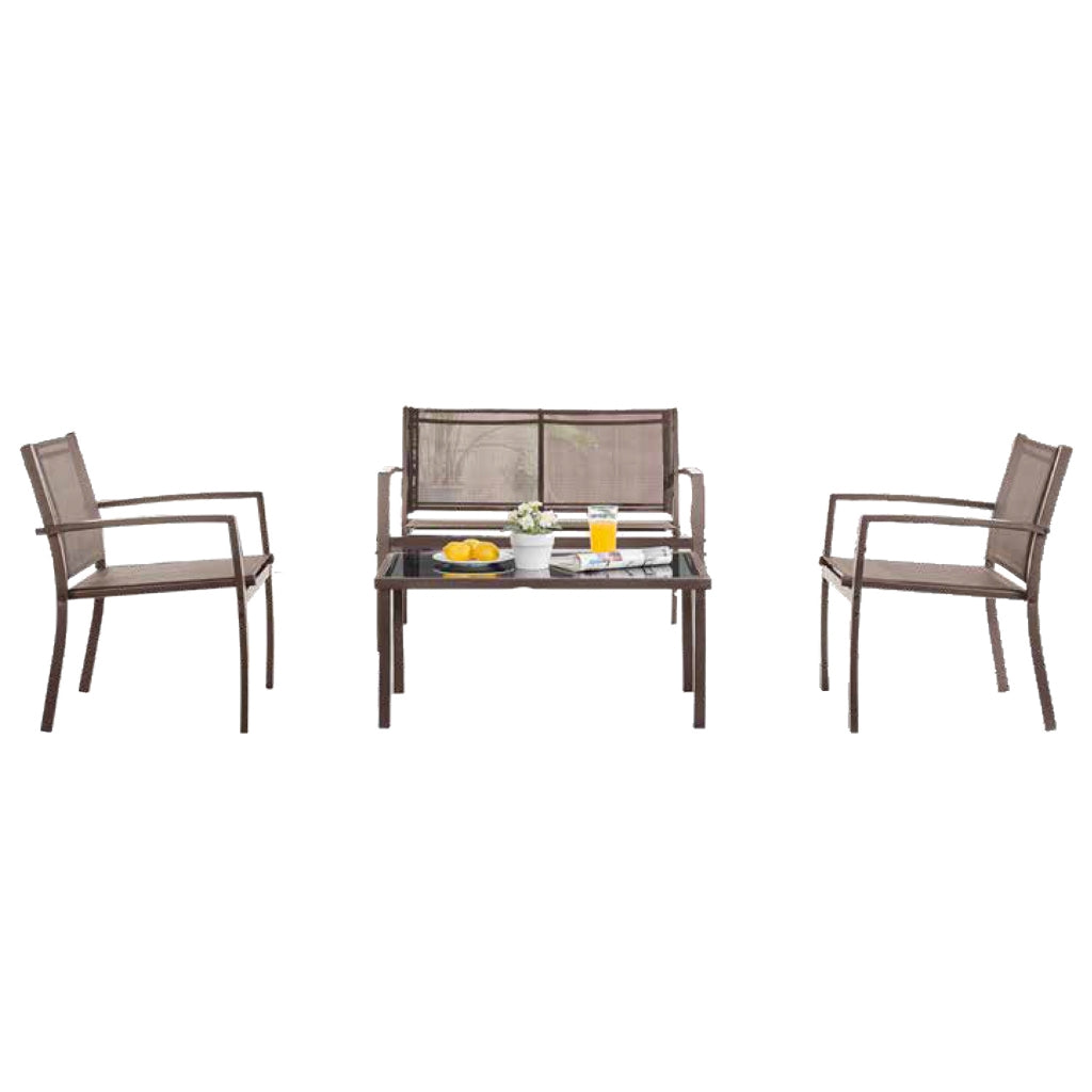 Chane Outdoor Table with Chair Sets Garden or Balcony Coffee or Tea Table Area