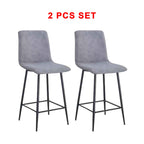 Hendrix Series 9 High Island Chair Bar Stool Chair Steel Legs