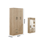 Toluca Bedroom Set Series 5 Includes Wardrobe/Bed Frame/Mattress In Single And Super Single Size.Free Installation