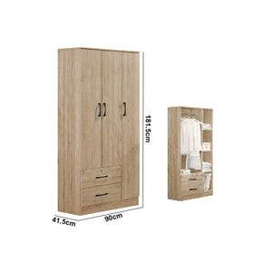 Toluca Bedroom Set Series 5 Includes Wardrobe/Bed Frame/Mattress In Single And Super Single Size.Free Installation