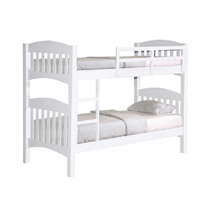 Stella Series7 Solid Rubber Wood Bunk Bed with Pull-Out Add On Option Single/SuperSingle Size