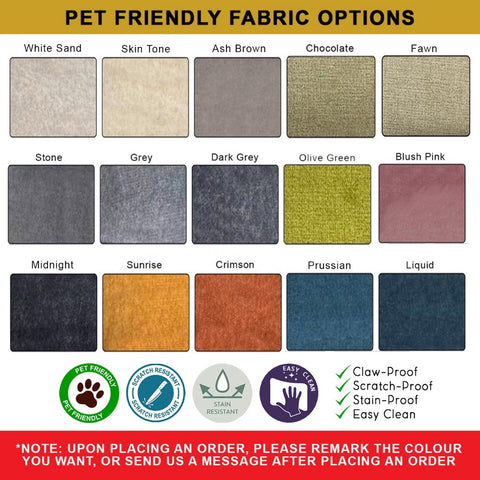 Image of Chevre Divan Bed Frame Pet Friendly Scratch-proof Fabric 16 Colours - With Mattress Add-On Options