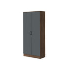 Paris Series 1/2/3/4/5 Doors Tall Wardrobe with Drawers and Top Cabinet in Columbia Grey
