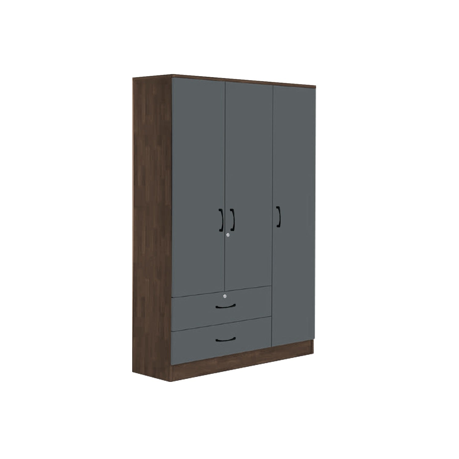 Paris Series 1/2/3/4/5 Doors Tall Wardrobe with Drawers and Top Cabinet in Columbia Grey