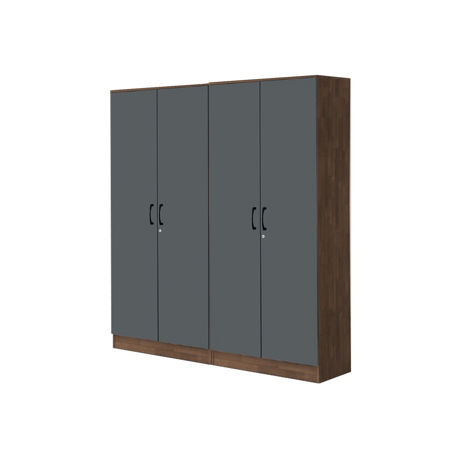 Paris Series 1/2/3/4/5 Doors Tall Wardrobe with Drawers and Top Cabinet in Columbia Grey