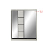Kenzo Series 22 5ft Sliding Glass And Mirror Door Wardrobe