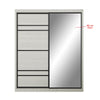 Kenzo Series 42 Sliding Glass And Mirror Door Wardrobe