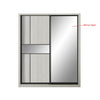 Kenzo Series 30 5ft Sliding Glass And Mirror Door Wardrobe