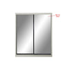 Kenzo Series 32 5ft Sliding Glass And Mirror Door Wardrobe
