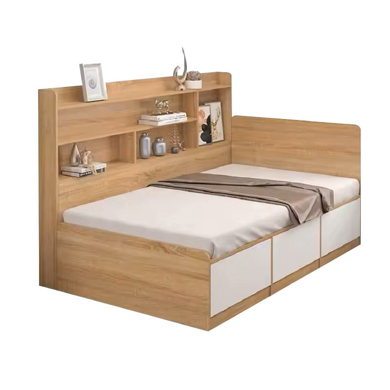 Teddy Storage Bed with Drawers Fully Laminated Eco Board All Sizes w/ Mattress Options