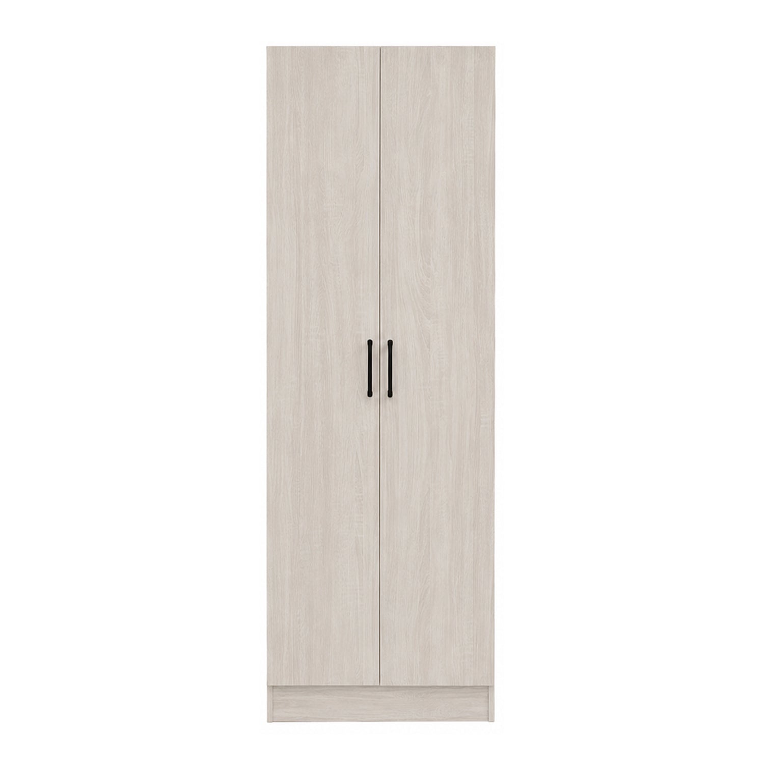 Percy Premium 2 Feet 2 Doors Wardrobe Laminated Back Panel - Free Install