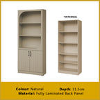 Hudson Series Open Shelves Display Cabinet Bookshelf Storage in 9 Models