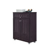 Howzer Series 9 Shoe Cabinet Collection in Dark Brown Colour