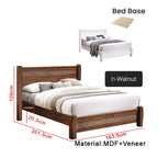Premium Carlie Series 9 Queen Wooden Bedframe Solid Wood With Plywood Base - w/ Mattress Option