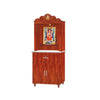 Hindu Series 9 Altar Cabinet in Red