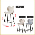 Hendrix Series 10 High Island Chair Bar Stool Chair Steel Legs