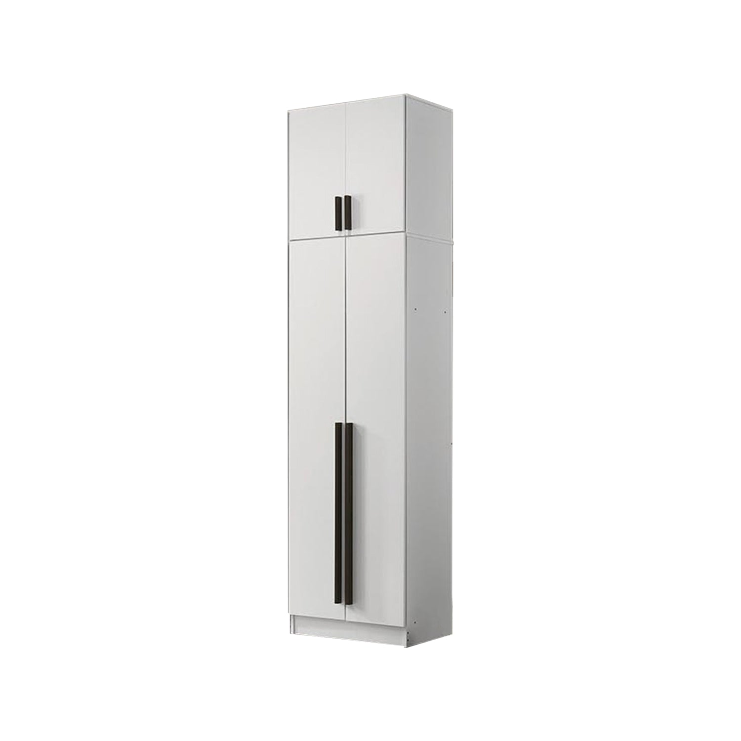 Jett  Series 2 2-Door + TOP  Wardrobe Swing Door In White Colour