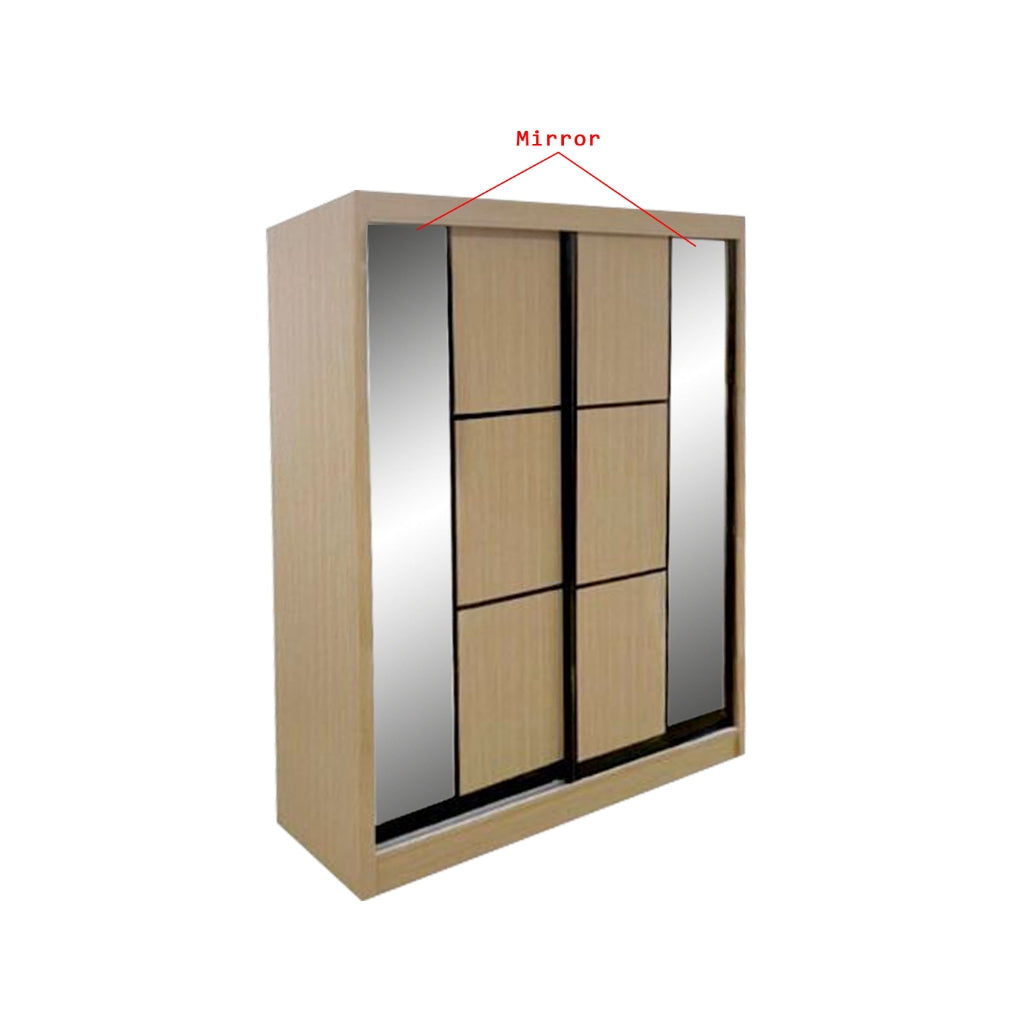 Sabita Series 5ft Sliding Wardrobe Scratch Resistant in 11 Designs