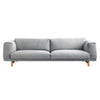 Zeran Series Luxury Couch Velvet Sofa/Linen Fabric For Living Room