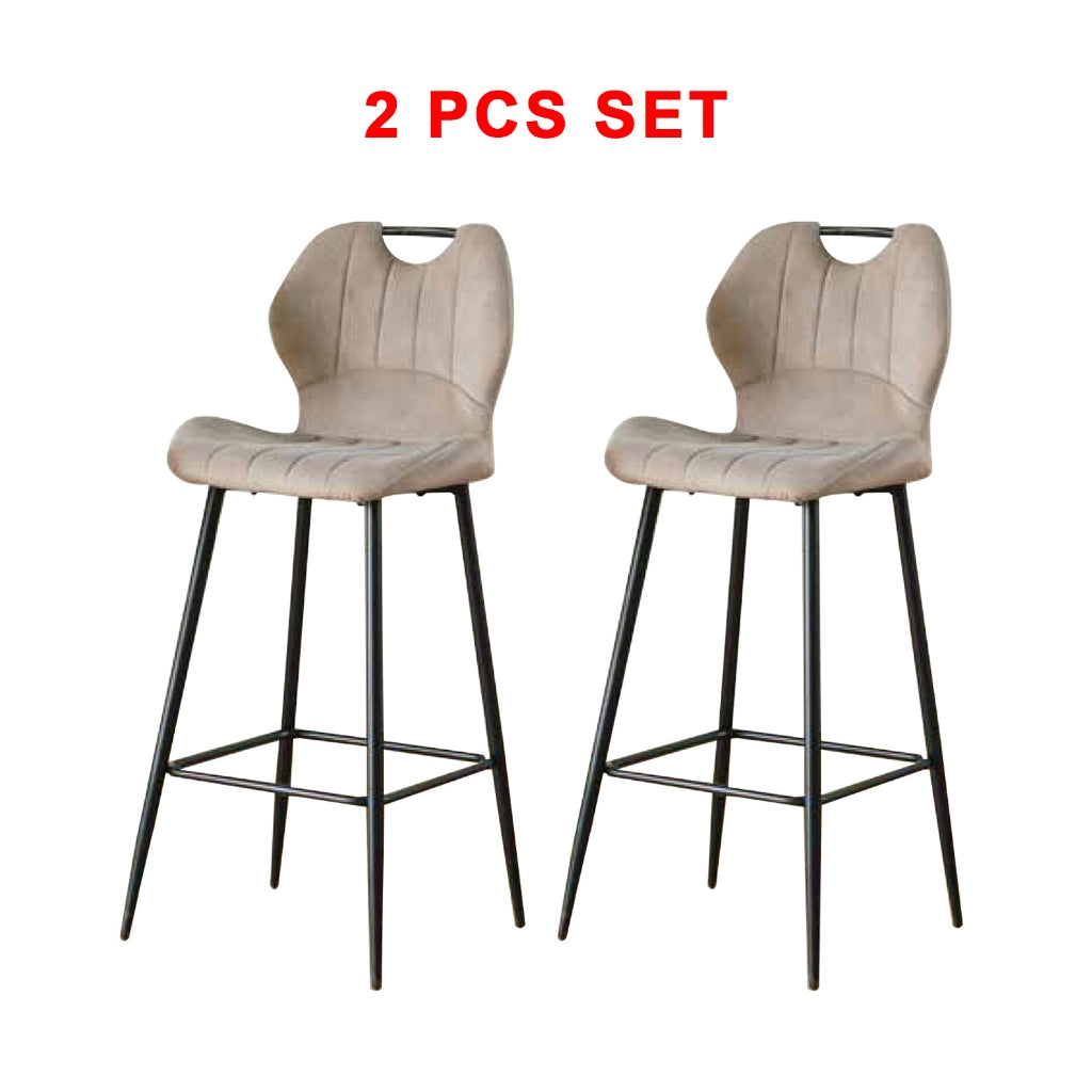 Hendrix Series 11 High Island Chair Bar Stool Chair Steel Legs