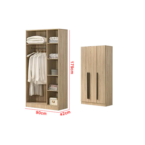Image of Toluca Bedroom Set Series 6 Includes Wardrobe/Bed Frame/Mattress In Queen And King Size.Free Installation