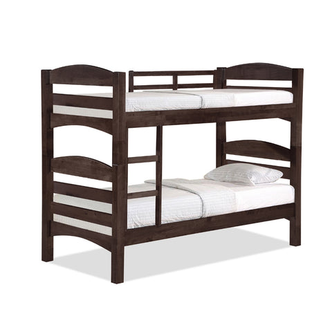 Image of Stella Series8 Solid Rubber Wood Bunk Bed with Pull-Out Add On Option Single/SuperSingle Size