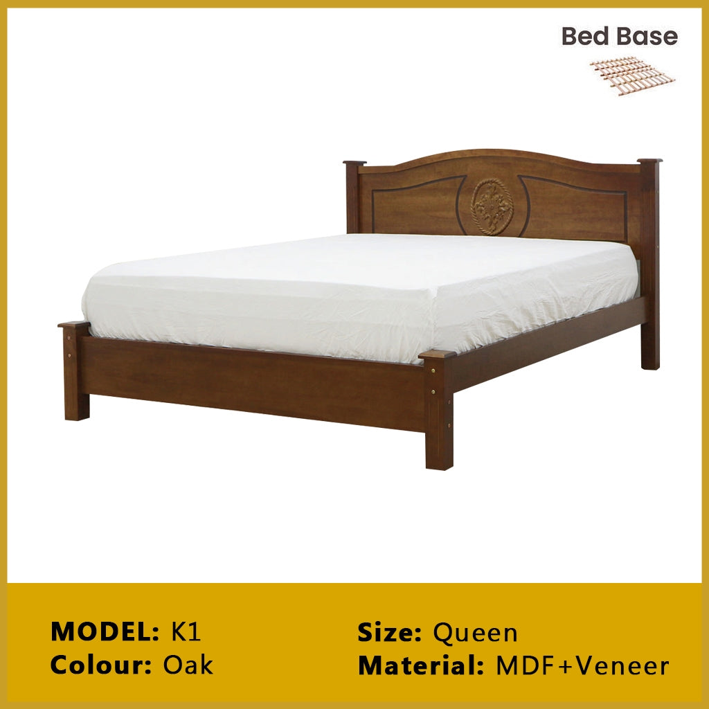 Britton Wooden Bedframe Collection Solid Wood - Queen Size with Mattress Option